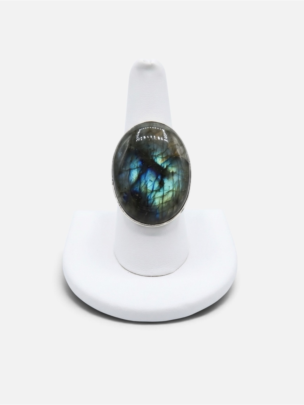 925 VINTAGE LABRADORITE RING